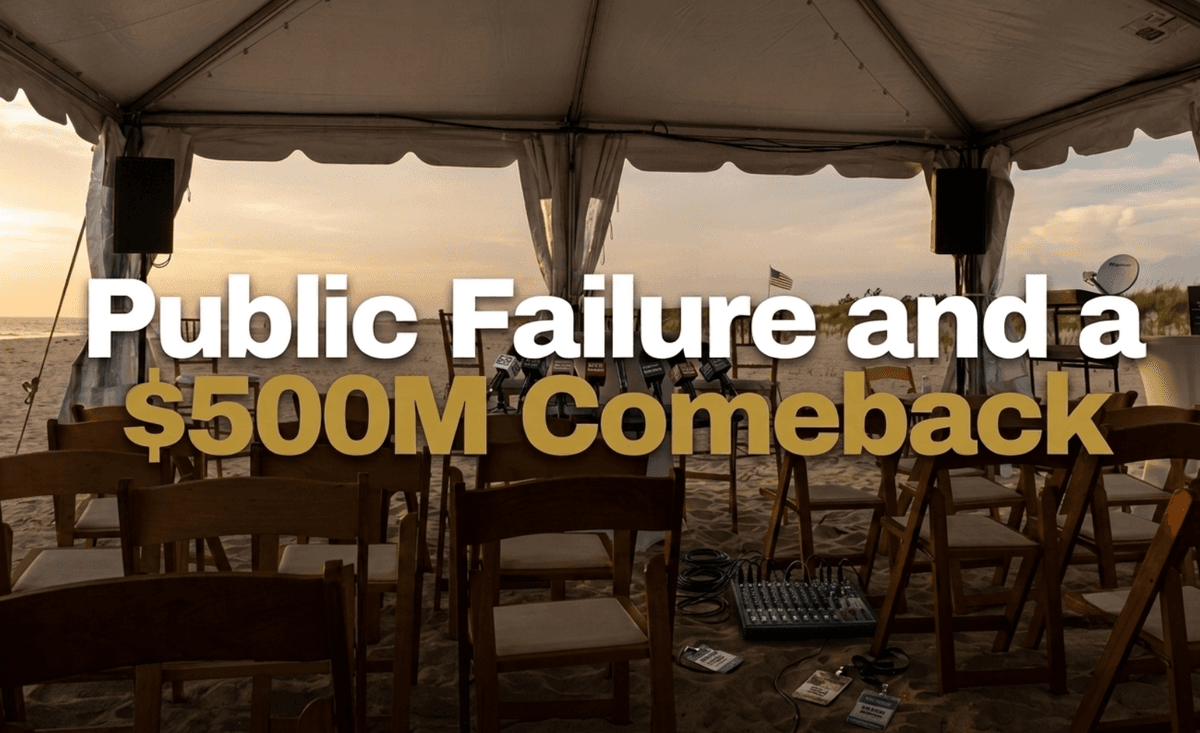 Public Failure and a $500M Comeback