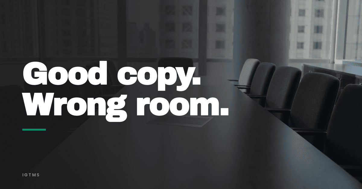 The Message That Went to the Wrong Room